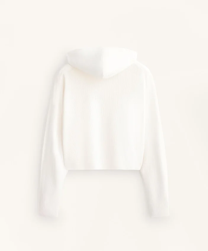 Washed Knit Hooded Jacket Washed Knit Hooded Jacket