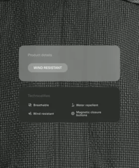 Water-Repellent Checked Nylon Track Jacket