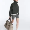 Water-Repellent Checked Nylon Track Jacket