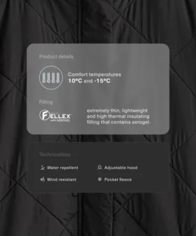 Water-Repellent Fellex® Aerogel Padded Jacket