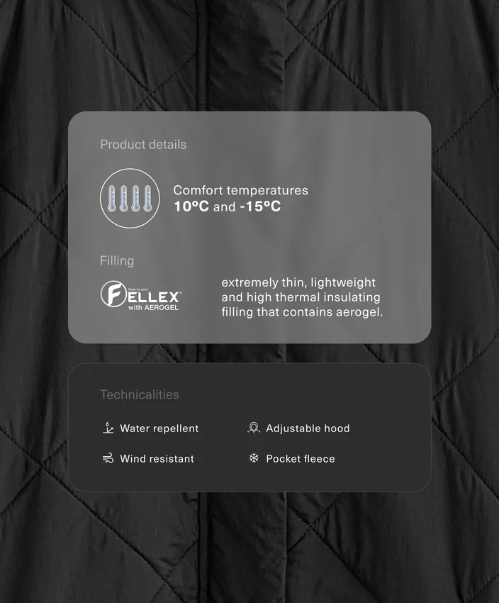 Water-Repellent Fellex® Aerogel Padded Jacket Water-Repellent Fellex® Aerogel Padded Jacket