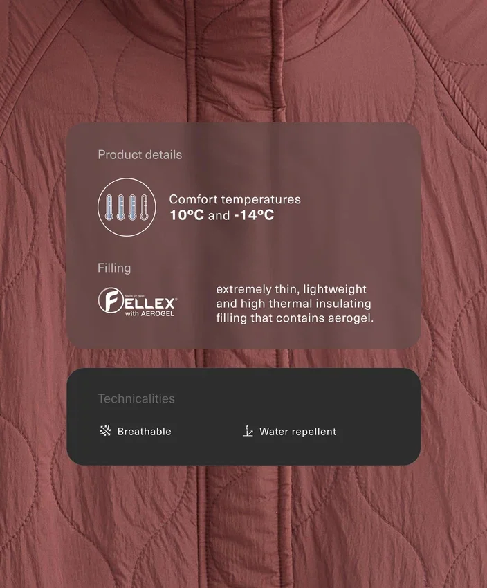 Water-Repellent Fellex® Aerogel Padded Jacket Water-Repellent Fellex® Aerogel Padded Jacket