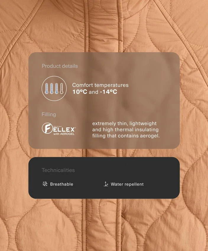 Water-Repellent Fellex® Aerogel Padded Jacket Water-Repellent Fellex® Aerogel Padded Jacket
