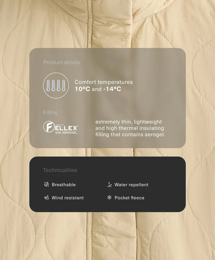 Water-Repellent Fellex® Aerogel Padded Jacket Water-Repellent Fellex® Aerogel Padded Jacket