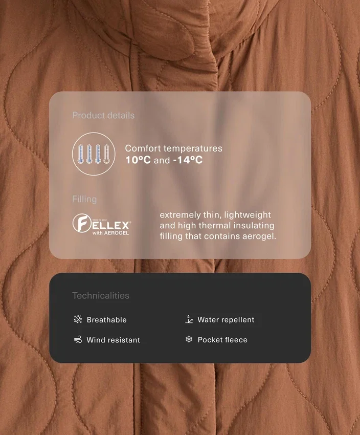 Water-Repellent Fellex® Aerogel Padded Jacket Water-Repellent Fellex® Aerogel Padded Jacket