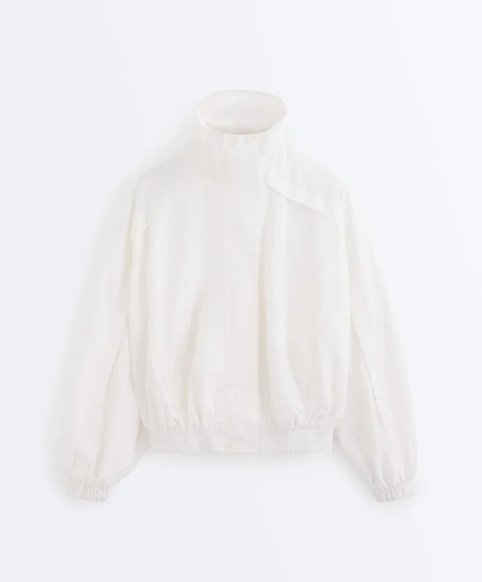 Water-Repellent High-Neck Track Jacket Water-Repellent High-Neck Track Jacket