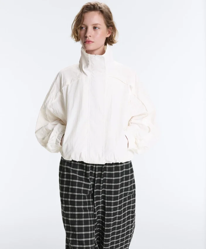 Water-Repellent High-Neck Track Jacket Water-Repellent High-Neck Track Jacket
