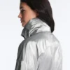 Water-Repellent Jacket with Metallic Effect