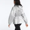 Water-Repellent Jacket with Metallic Effect