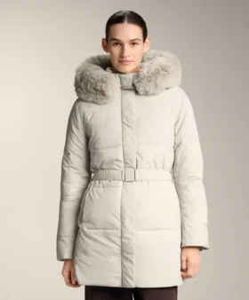 Water-Repellent Primaloft® Padded Midi Jacket