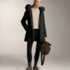 Water-Repellent Primaloft® Padded Midi Jacket