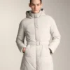Water-Repellent Primaloft® Padded Midi Jacket