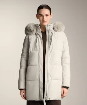 Water-Repellent Primaloft® Padded Midi Jacket