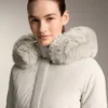 Water-Repellent Primaloft® Padded Midi Jacket