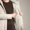 Water-Repellent Primaloft® Padded Midi Jacket