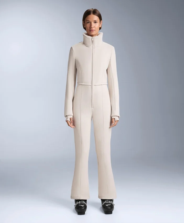 Water-Resistant 2-in-1 Removable Flare Stretch Ski Jumpsuit Water-Resistant 2-in-1 Removable Flare Stretch Ski Jumpsuit