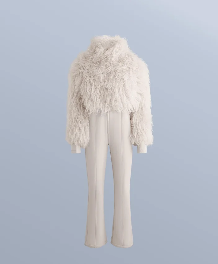 Water-Resistant 2-in-1 Removable Flare Stretch Ski Jumpsuit Water-Resistant 2-in-1 Removable Flare Stretch Ski Jumpsuit