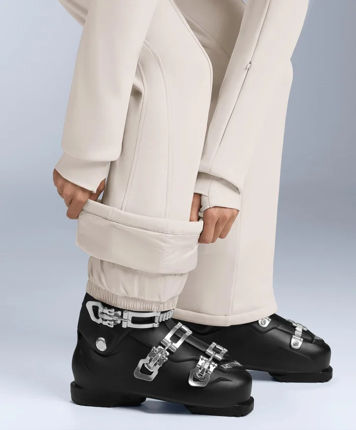 Water-Resistant 2-in-1 Removable Flare Stretch Ski Jumpsuit Water-Resistant 2-in-1 Removable Flare Stretch Ski Jumpsuit
