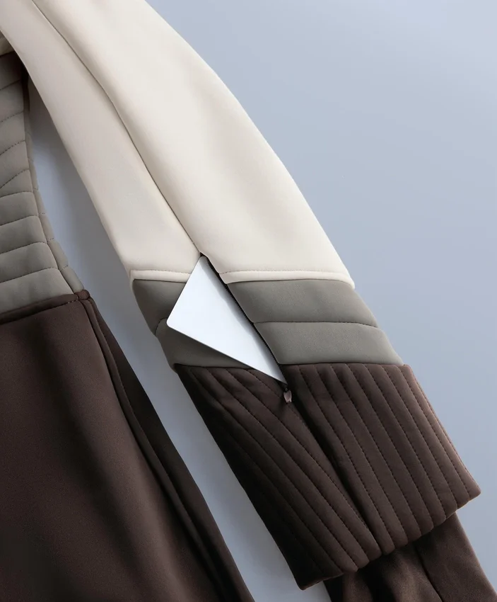 Water-Resistant Colour-Block Fitted Stretch Ski Jumpsuit Water-Resistant Colour-Block Fitted Stretch Ski Jumpsuit