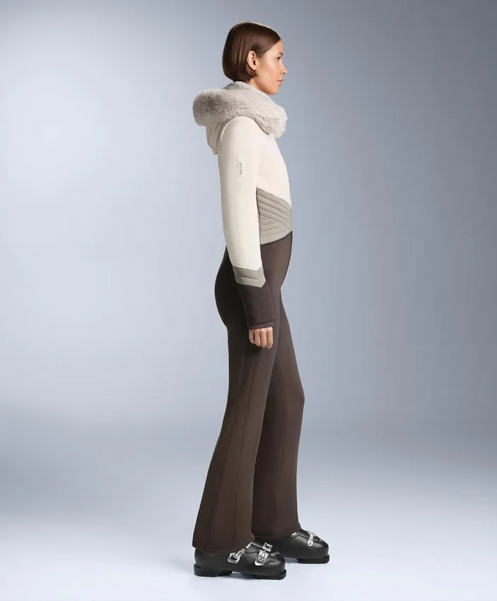 Water-Resistant Colour-Block Fitted Stretch Ski Jumpsuit Water-Resistant Colour-Block Fitted Stretch Ski Jumpsuit