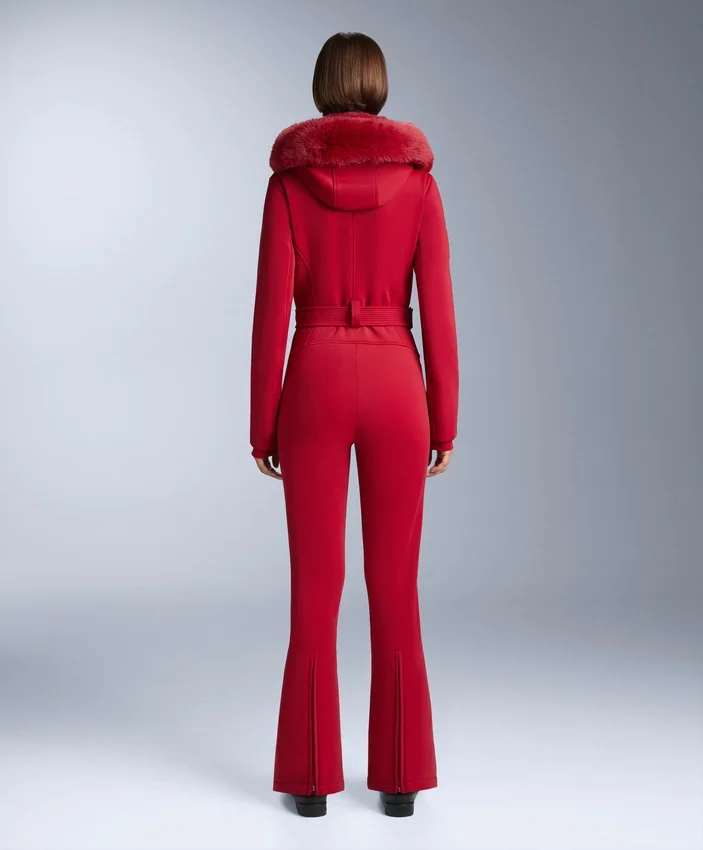 Water-Resistant Fitted Stretch Ski Jumpsuit Water-Resistant Fitted Stretch Ski Jumpsuit