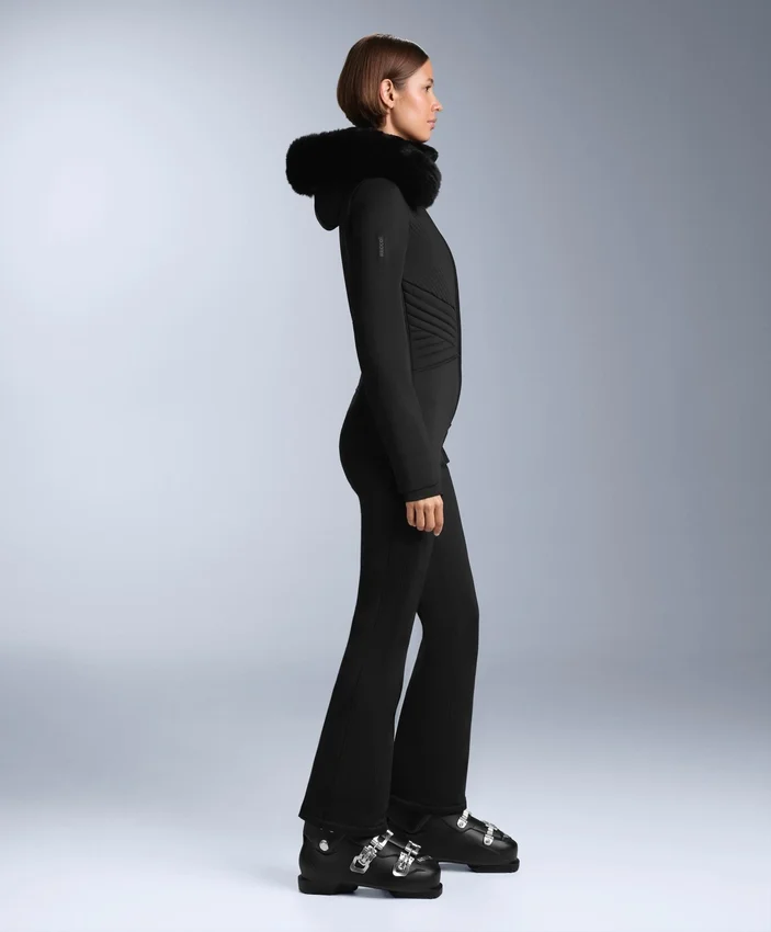 Water-Resistant Fitted Stretch Ski Jumpsuit Water-Resistant Fitted Stretch Ski Jumpsuit