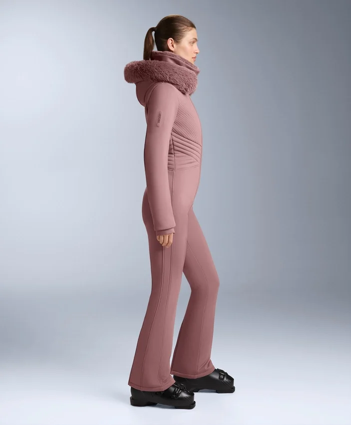 Water-Resistant Fitted Stretch Ski Jumpsuit Water-Resistant Fitted Stretch Ski Jumpsuit