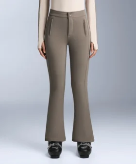Water-Resistant Flare Stretch Ski Trousers