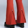 Water-Resistant Flare Stretch Ski Trousers Water-Resistant Flare Stretch Ski Trousers