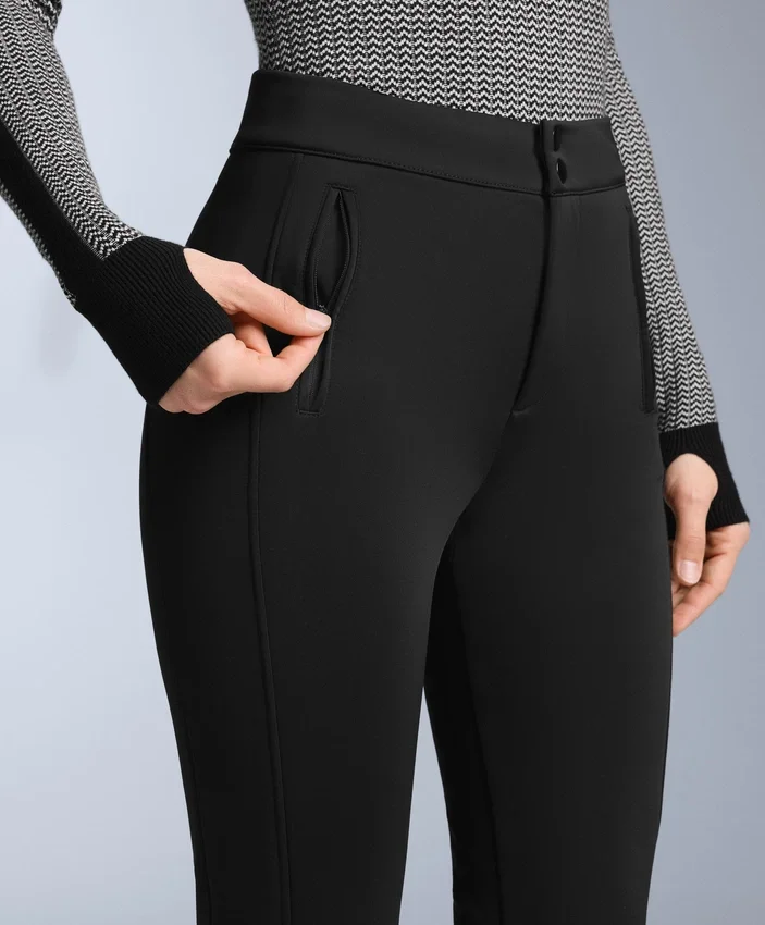 Water-Resistant Flare Stretch Ski Trousers Water-Resistant Flare Stretch Ski Trousers