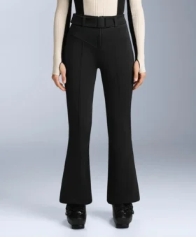 Water-Resistant High-Rise Flare Stretch Ski Trousers