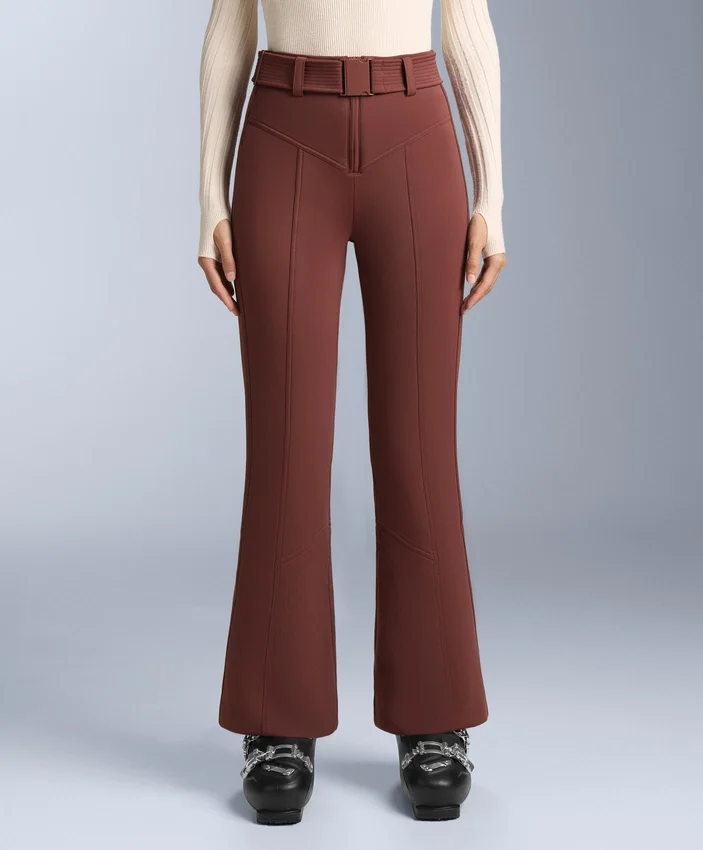 Water-Resistant High-Rise Flare Stretch Ski Trousers Water-Resistant High-Rise Flare Stretch Ski Trousers