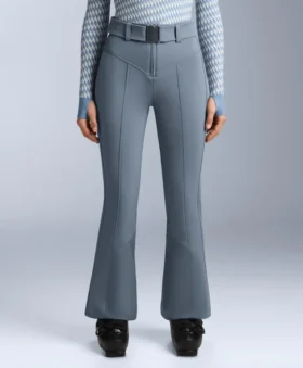 Water-Resistant High-Rise Flare Stretch Ski Trousers