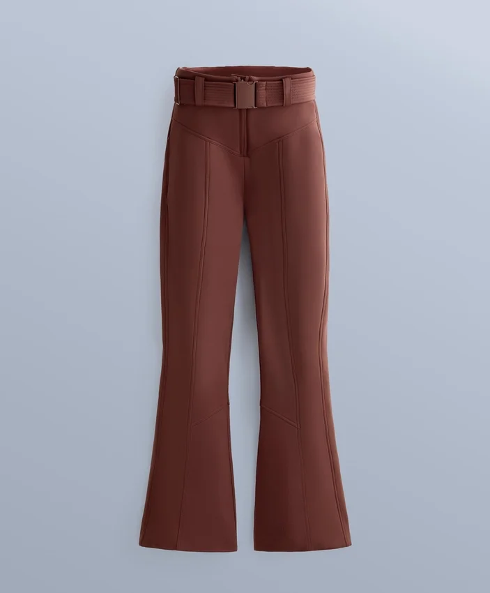 Water-Resistant High-Rise Flare Stretch Ski Trousers Water-Resistant High-Rise Flare Stretch Ski Trousers