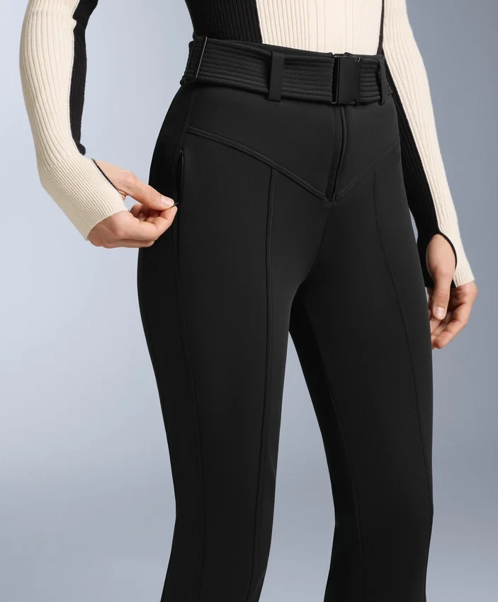 Water-Resistant High-Rise Flare Stretch Ski Trousers Water-Resistant High-Rise Flare Stretch Ski Trousers