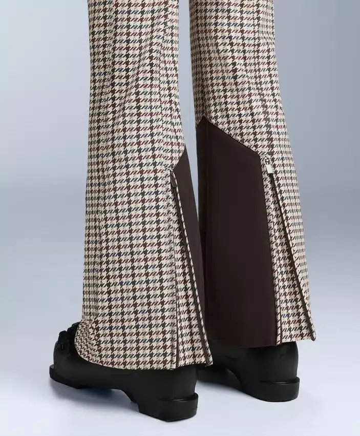 Water-Resistant Printed High-Rise Flare Stretch Ski Trousers Water-Resistant Printed High-Rise Flare Stretch Ski Trousers