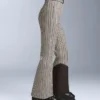 Water-Resistant Printed High-Rise Flare Stretch Ski Trousers Water-Resistant Printed High-Rise Flare Stretch Ski Trousers