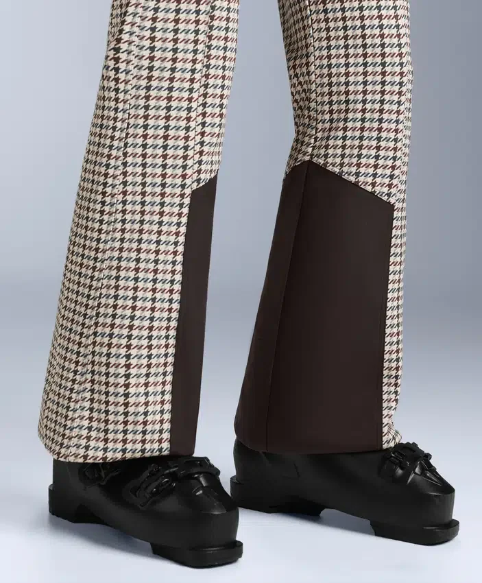 Water-Resistant Printed High-Rise Flare Stretch Ski Trousers Water-Resistant Printed High-Rise Flare Stretch Ski Trousers