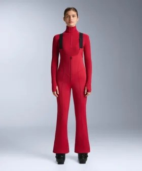 Water-Resistant Ski Flare Dungarees