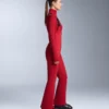 Water-Resistant Ski Flare Dungarees Water-Resistant Ski Flare Dungarees