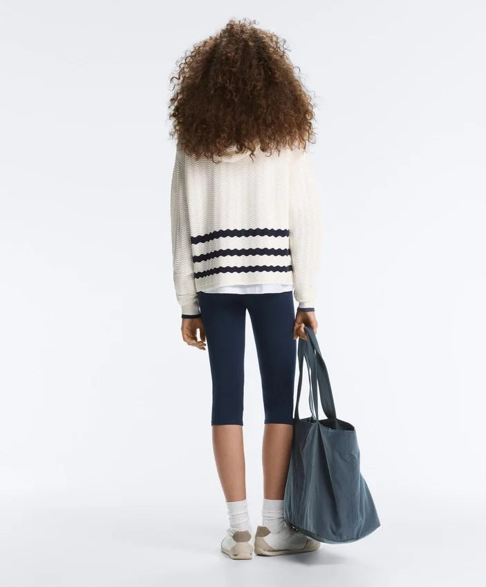 Wave Knit Hooded Jacket Wave Knit Hooded Jacket