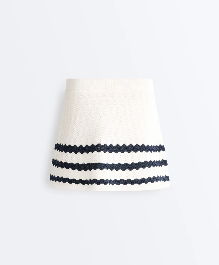 Wave Knit Short Skirt Wave Knit Short Skirt