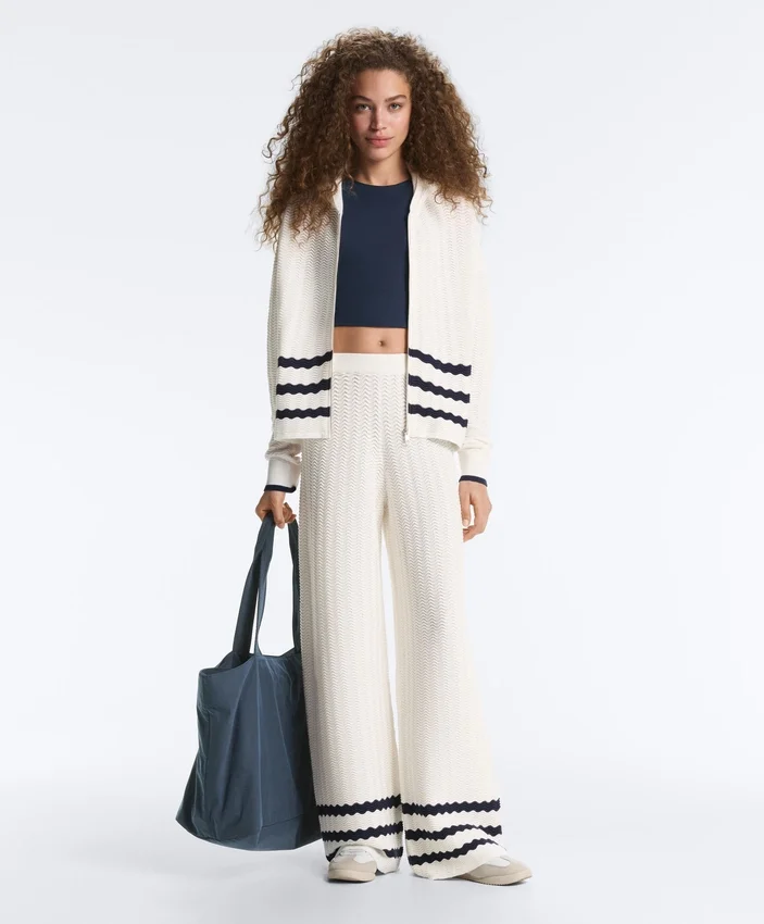 Wave Knit Hooded Jacket Wave Knit Hooded Jacket