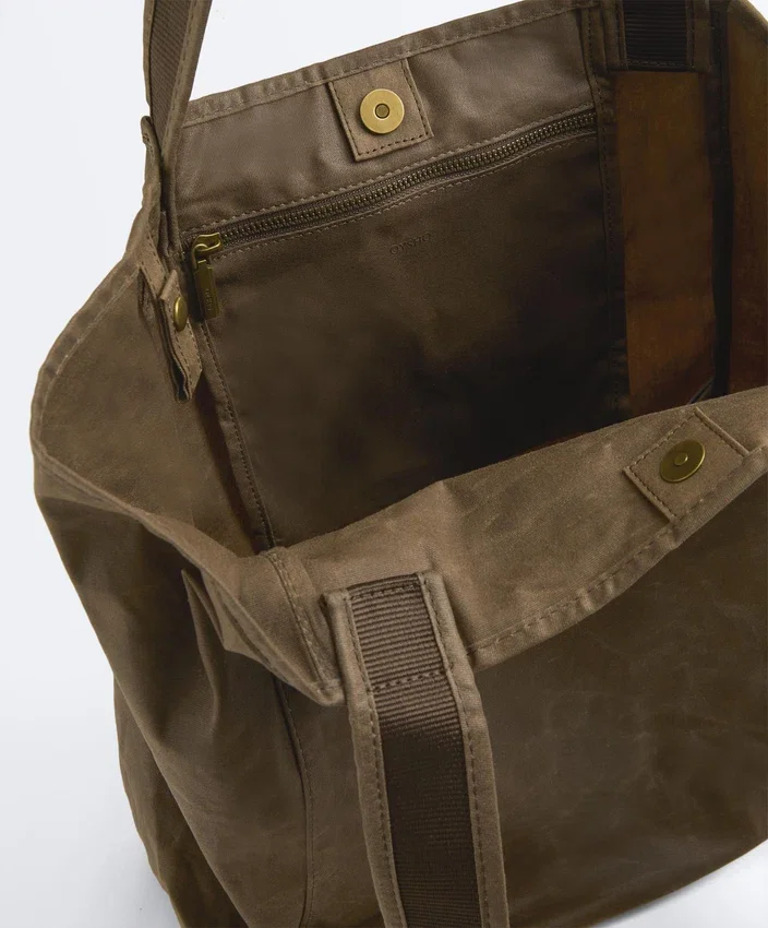 Waxed Shopper Bag Waxed Shopper Bag