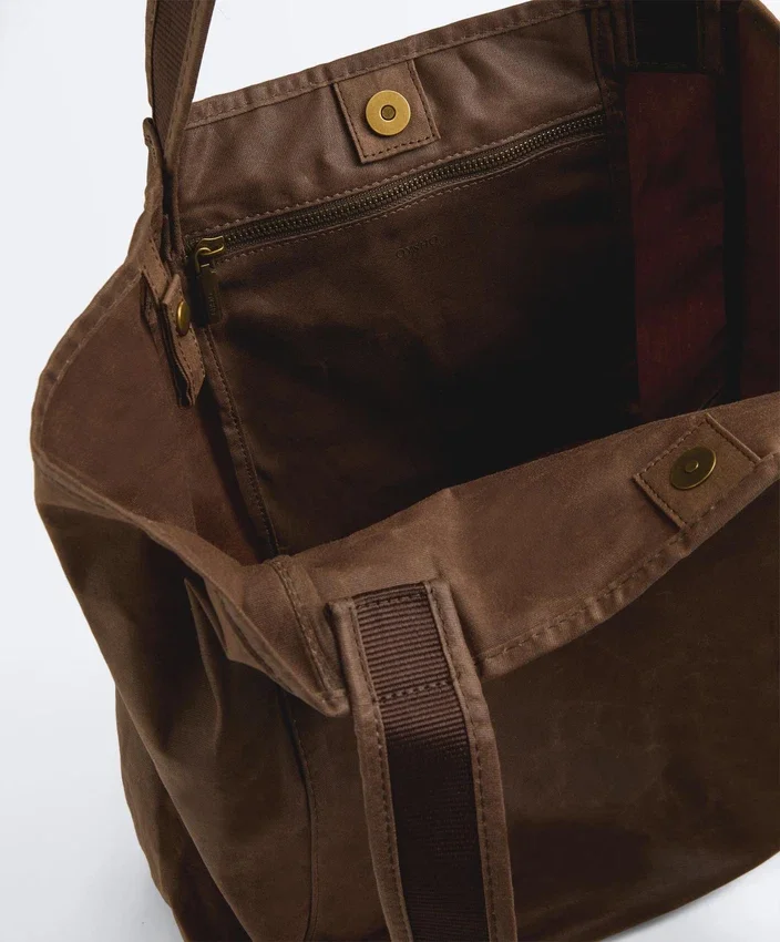 Waxed Shopper Bag Waxed Shopper Bag