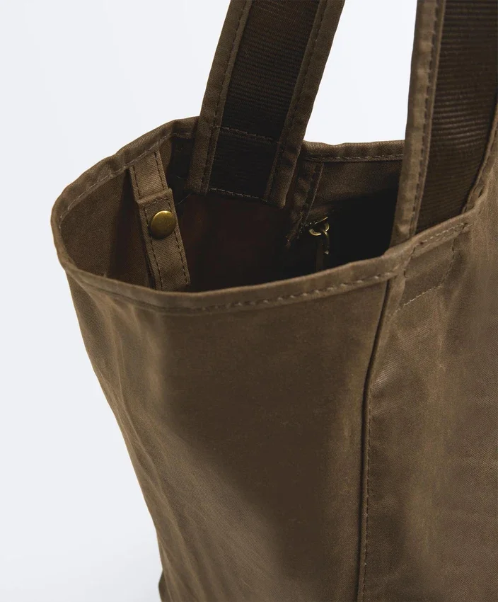 Waxed Shopper Bag Waxed Shopper Bag
