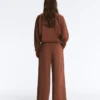 Wide-Leg High-Rise Cotton Piqué Trousers Wide-Leg High-Rise Cotton Piqué Trousers