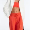 Wide-Leg Pleated Piqué Cotton Trousers Wide-Leg Pleated Piqué Cotton Trousers