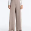 Wide-Leg Striped Trousers with Soft-Touch Modal Wide-Leg Striped Trousers with Soft-Touch Modal