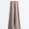 Wide-Leg Striped Trousers with Soft-Touch Modal Wide-Leg Striped Trousers with Soft-Touch Modal